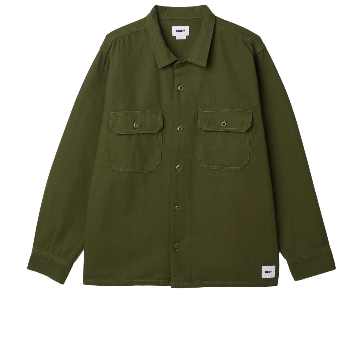 Obey Minus Woven Shirt - Army