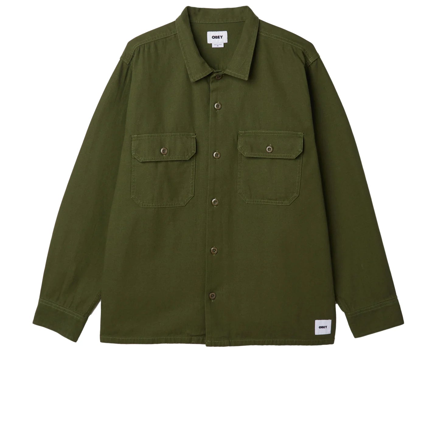 Obey Minus Woven Shirt - Army