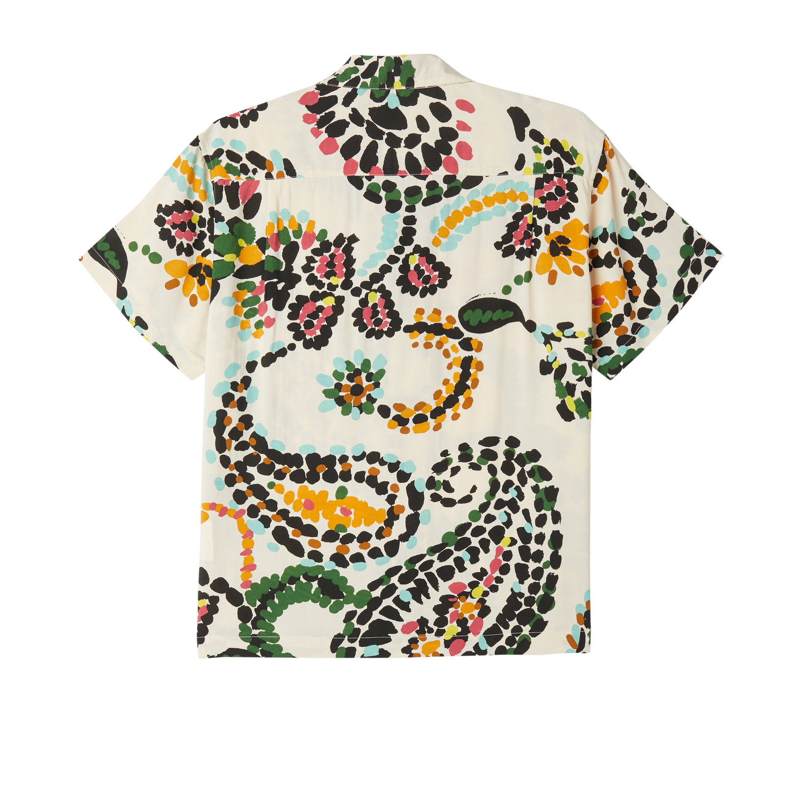 Obey Paisley Dots Shirt - White Smoke