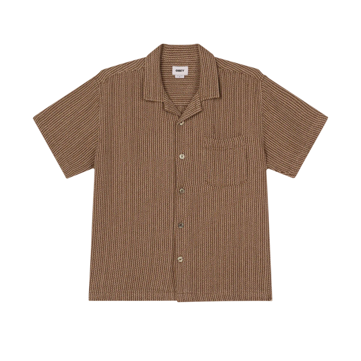 Obey Horace Woven Shirt - Unbleached