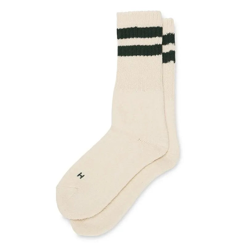 Healthknit 3 Pack Socks Stripe - Dark Green / Navy / Burgundy