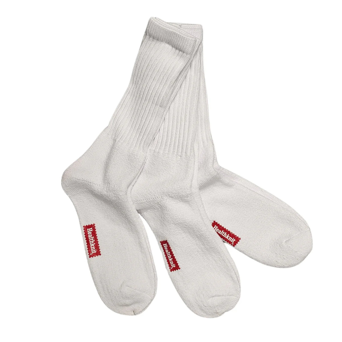 Healthknit 3 Pack Socks - White