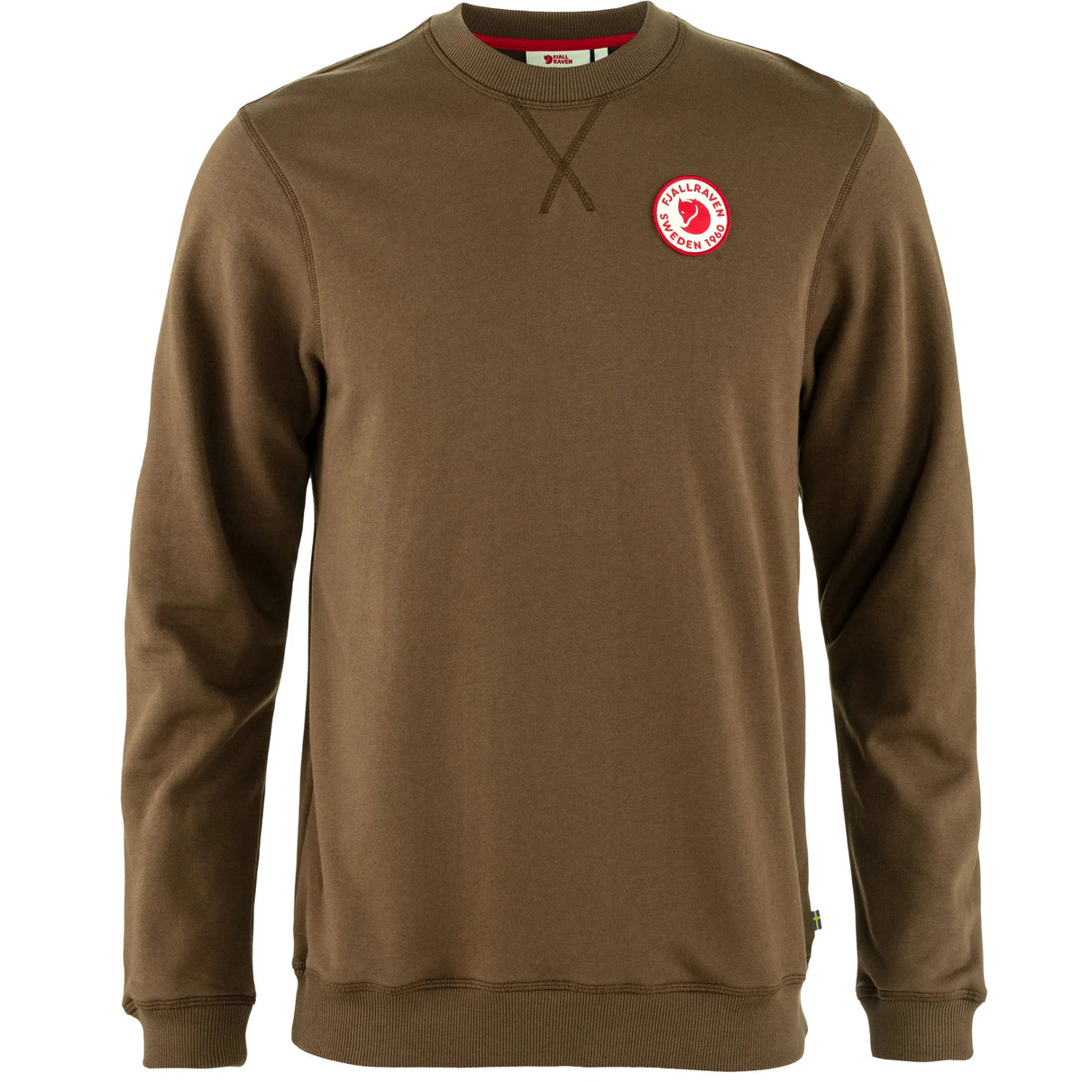 Fjallraven 1960 Logo Badge Sweater - Dark Oak