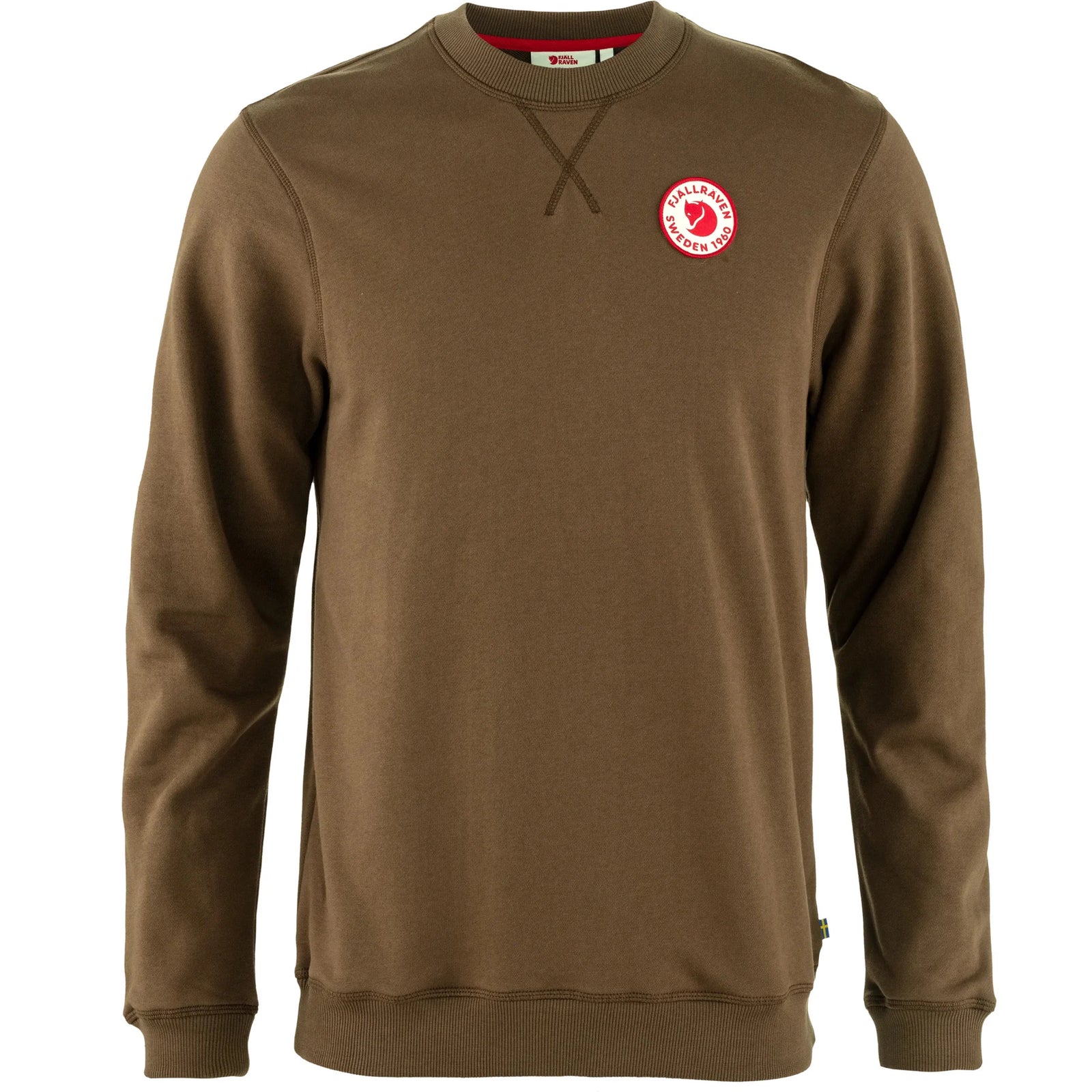 Fjallraven 1960 Logo Badge Sweater - Dark Oak