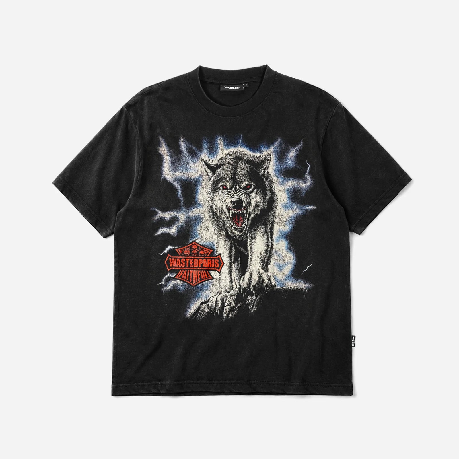 Wasted Howl T-Shirt - Faded Black