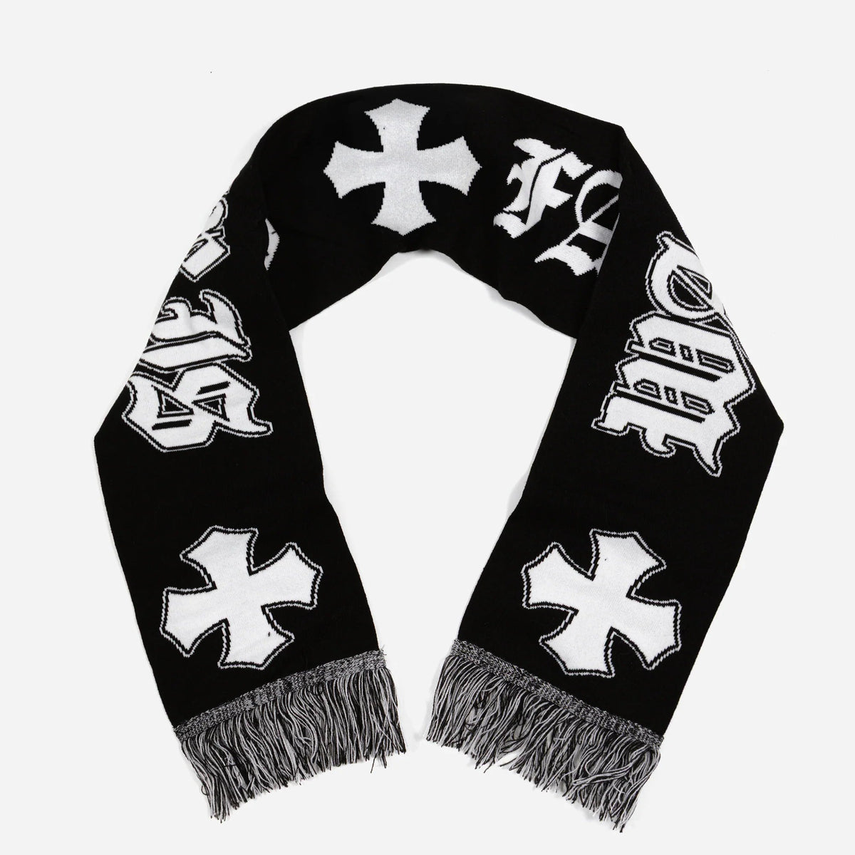 Wasted Paris Ordo Scarf - Black / White
