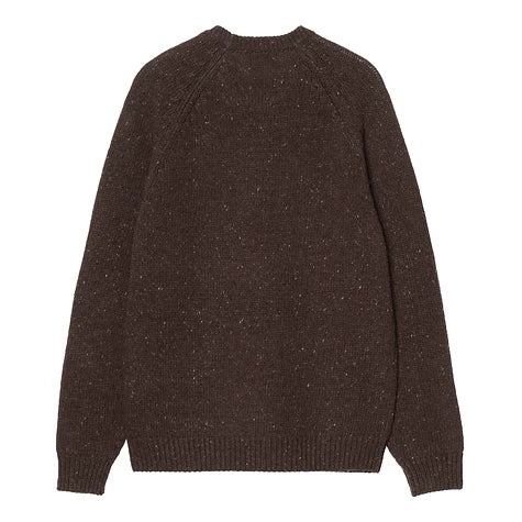 Carhartt WIP Anglistic Sweater - Speckled Tobacco