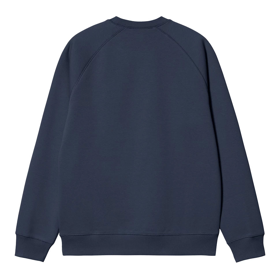 Carhartt WIP Chase Sweat - Blue / Gold