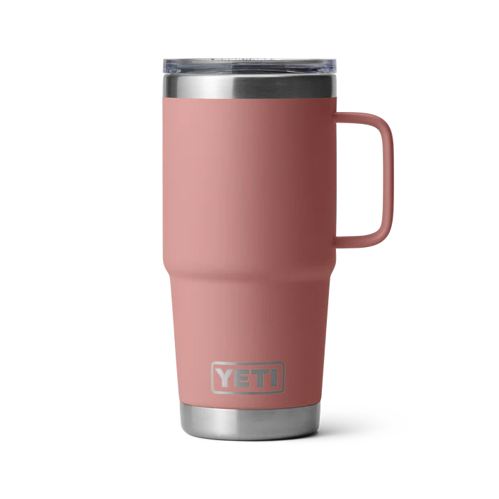 Yeti Rambler 20oz Travel Mug - Sandstone Pink