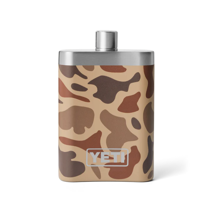 Yeti Rambler Flask - Wetlands Camo