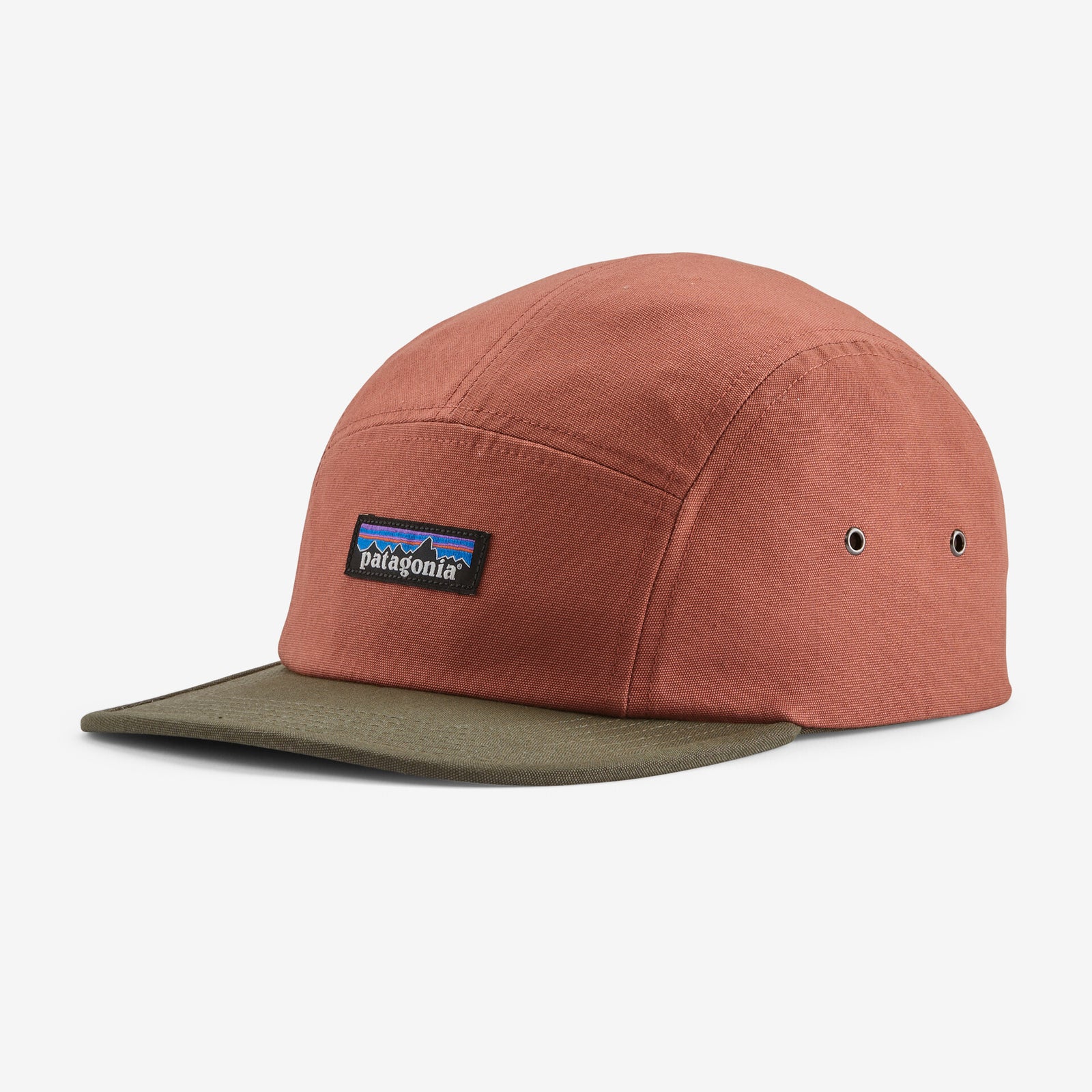 Patagonia P-6 Label Maclure Hat - Burl Red