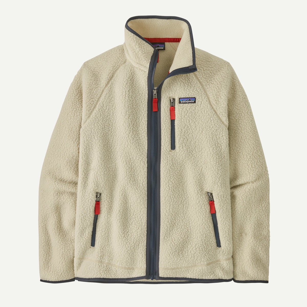 Patagonia Retro Pile Jacket - Pelican / Smolder Blue