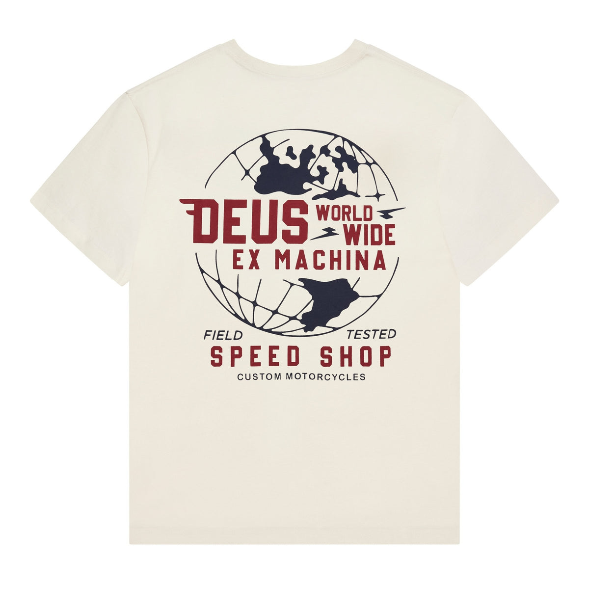 Deus Global Spark T-Shirt - Vintage White