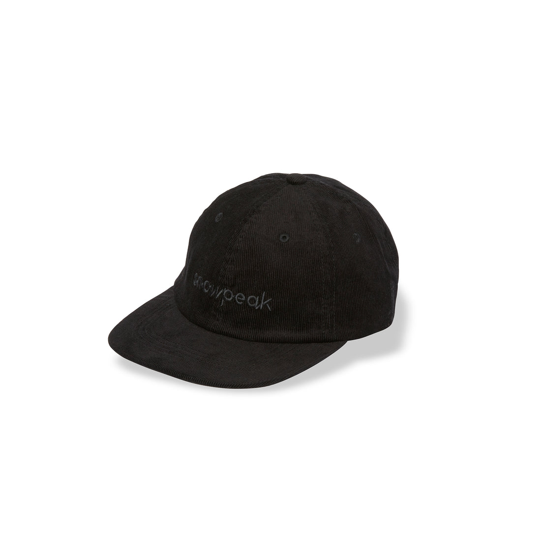 Snow Peak Cord Logo Design Cap - Black