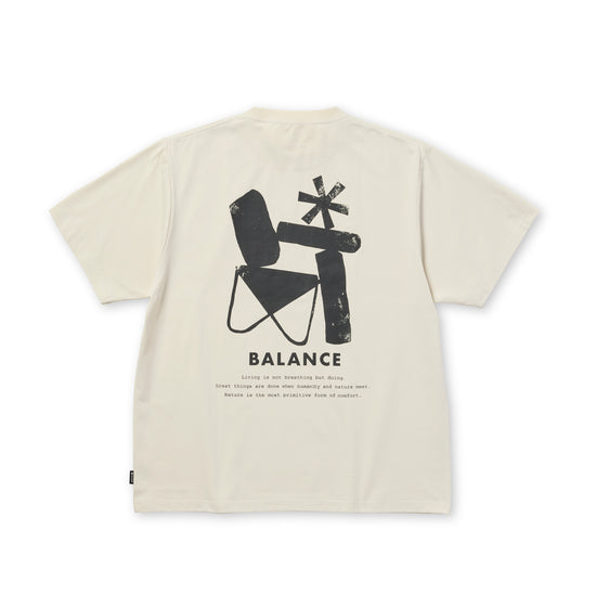 Snow Peak Elemental Balance T-Shirt - Ivory