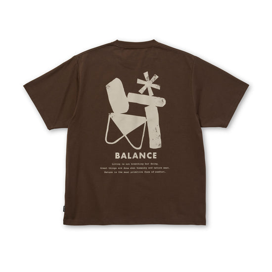 Snow Peak Elemental Balance T-Shirt - Brown
