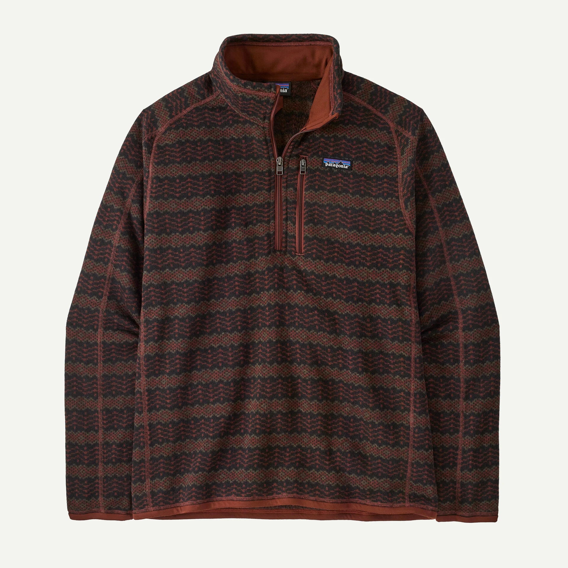 Patagonia Better Sweater 1/4 - Woven Together / Dried Vanilla