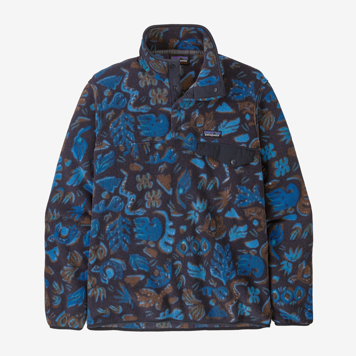 Patagonia LW Synch Snap-T P/O - Across Oceans / Pitch Blue