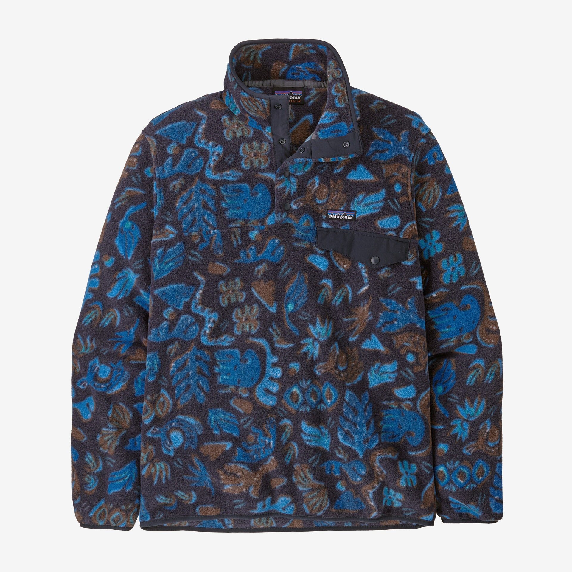 Patagonia LW Synch Snap-T P/O - Across Oceans / Pitch Blue