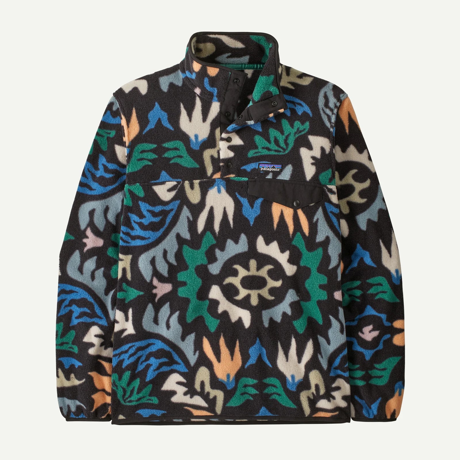 Patagonia LW Synch Snap-T P/O - Kaleido / Black