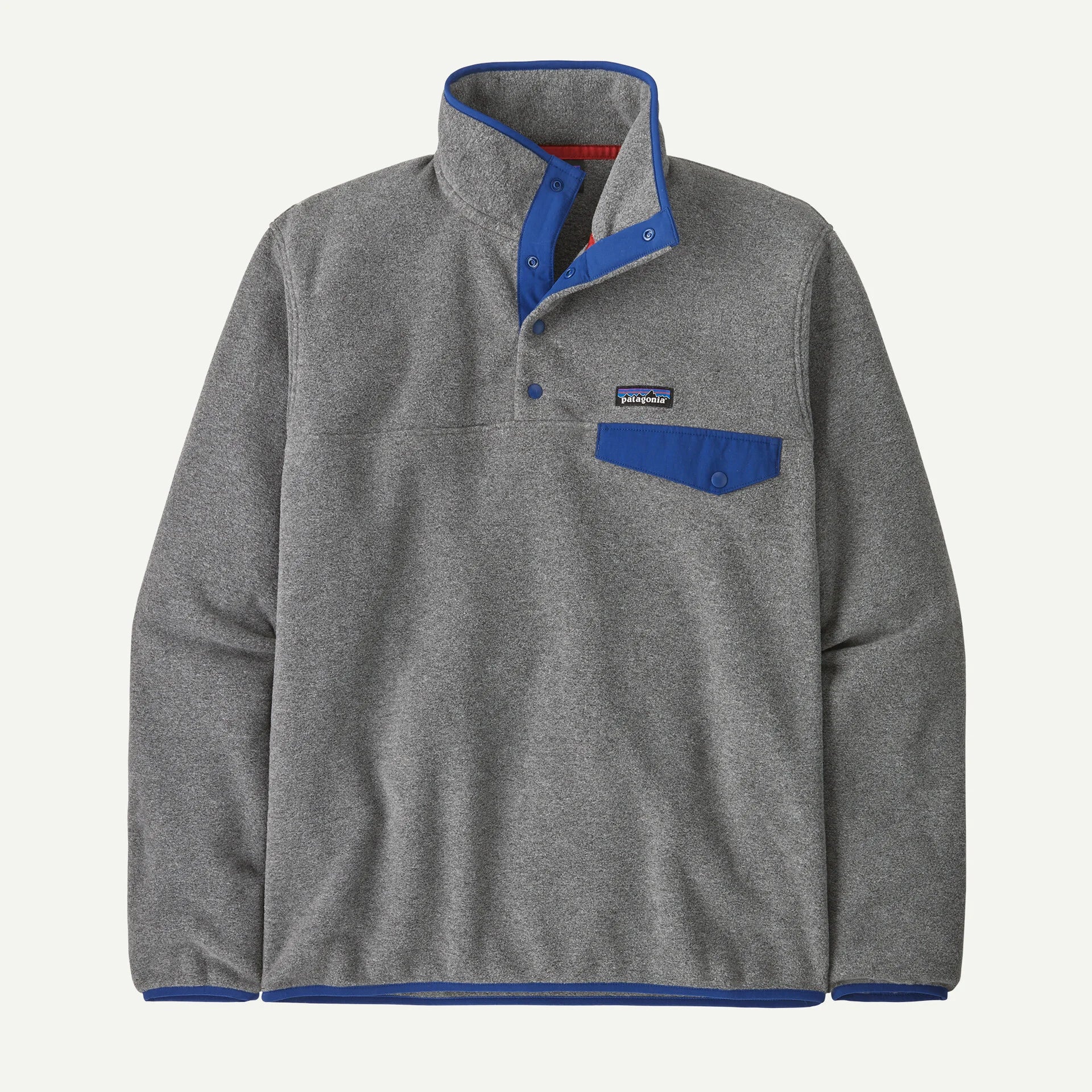 Patagonia LW Synch Snap-T P/O - Nickel / Clement Blue
