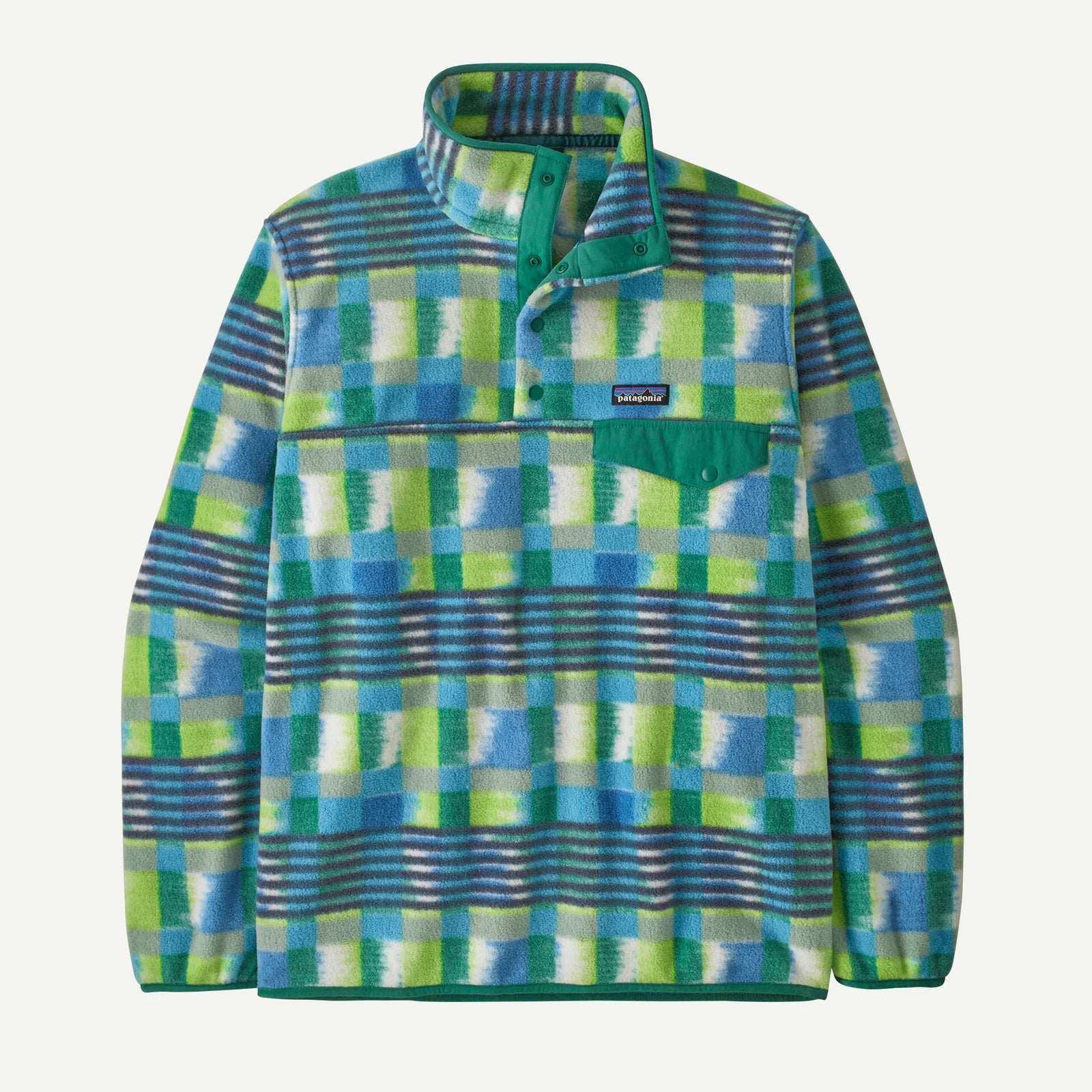 Patagonia LW Synch Snap-T P/O - Painted Lines / Shore Blue