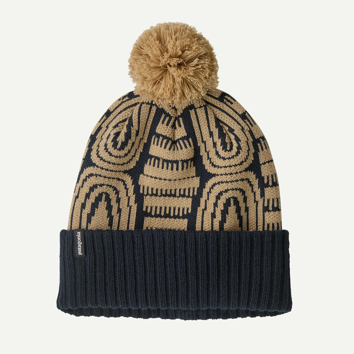 Patagonia Powder Town Beanie - Flow Sunken Blue