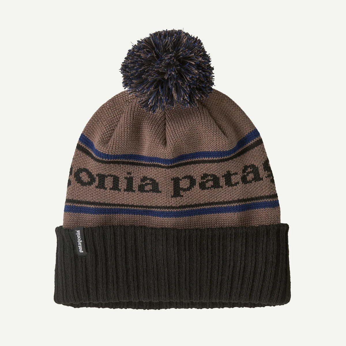Patagonia Powder Town Beanie - Park Stripe Marlow Brown