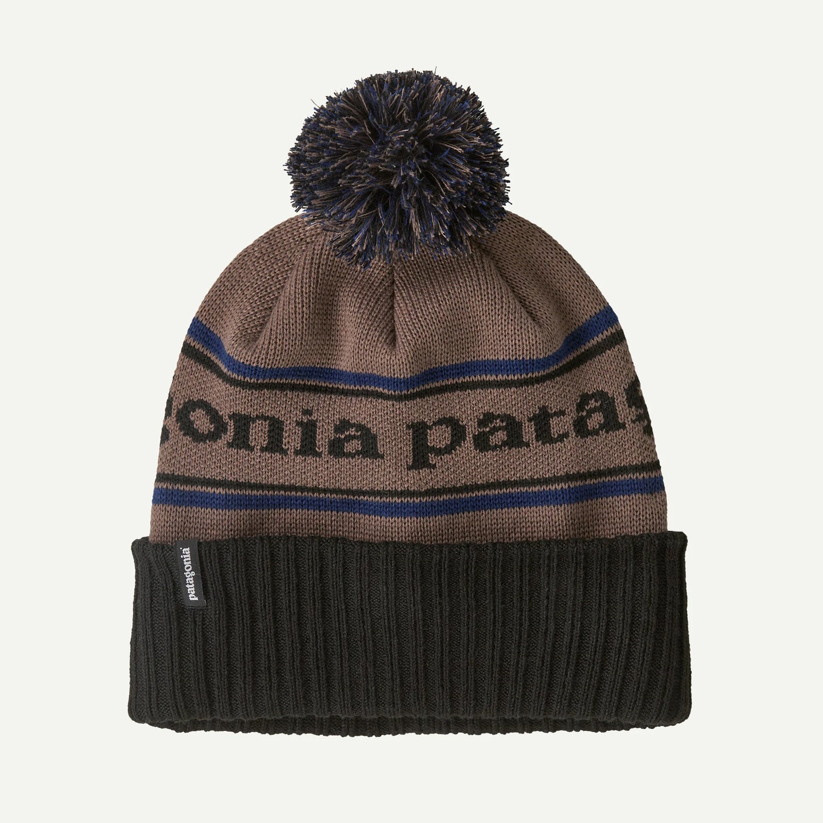 Patagonia Powder Town Beanie - Park Stripe Marlow Brown