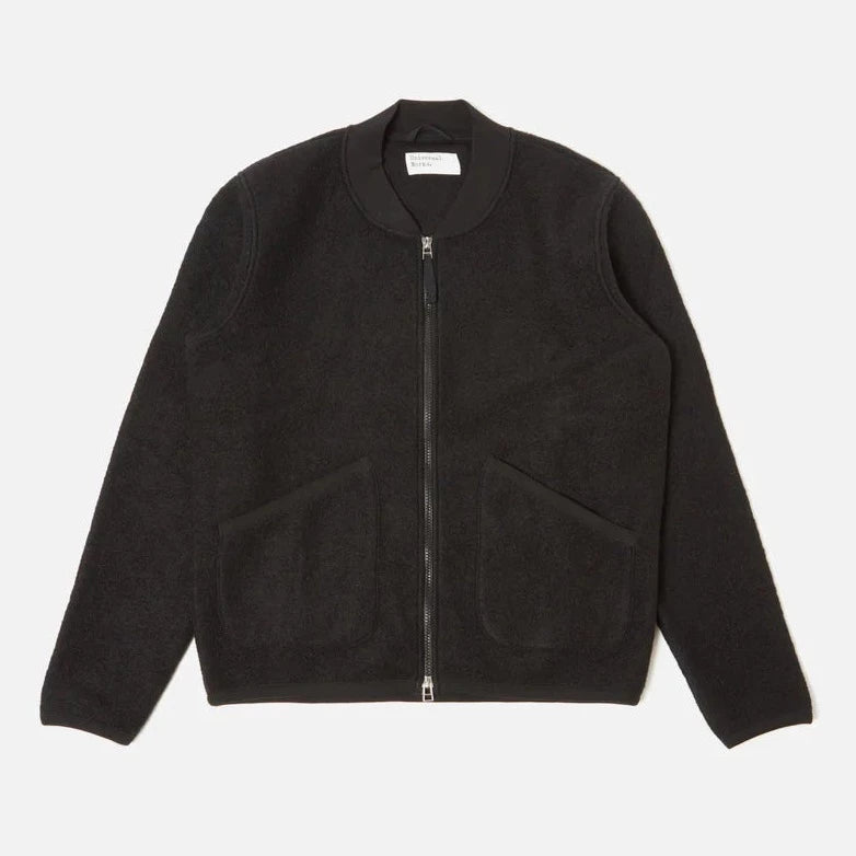 Universal Works Zip Bomber - Black