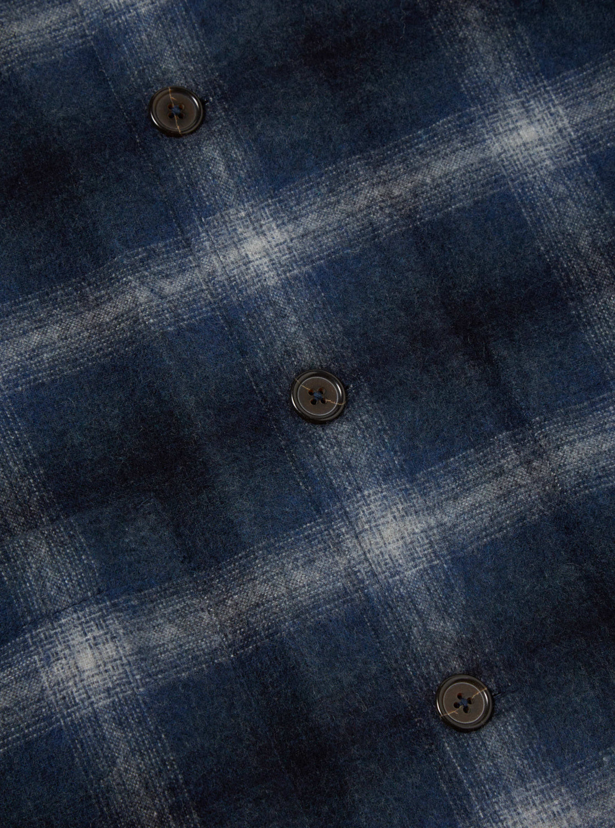 Universal Works Easy Over Jacket - Navy Check