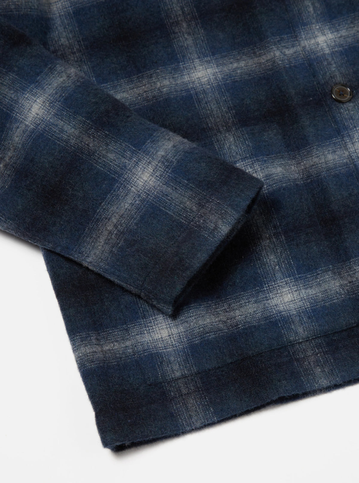 Universal Works Easy Over Jacket - Navy Check