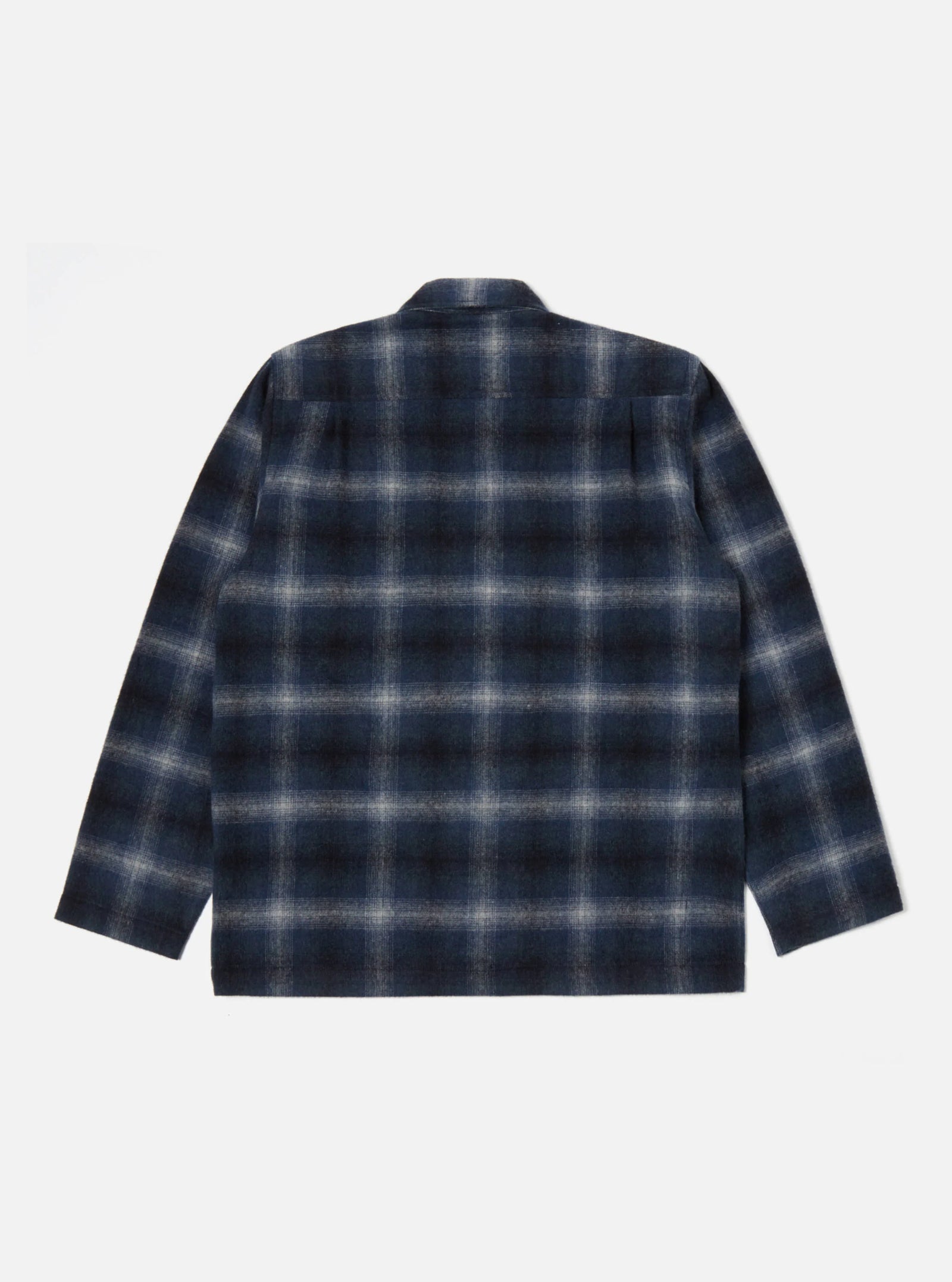 Universal Works Easy Over Jacket - Navy Check
