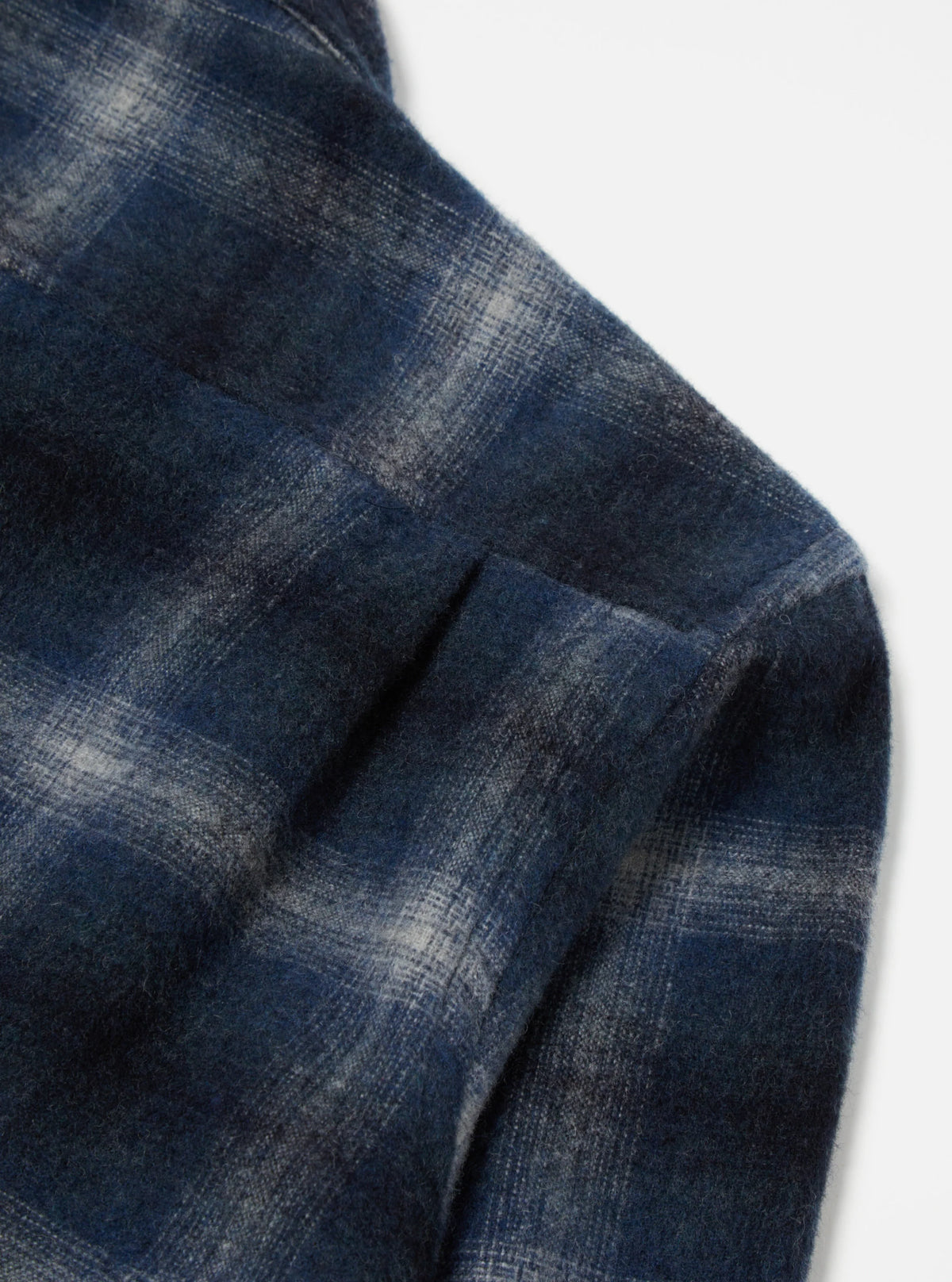 Universal Works Easy Over Jacket - Navy Check
