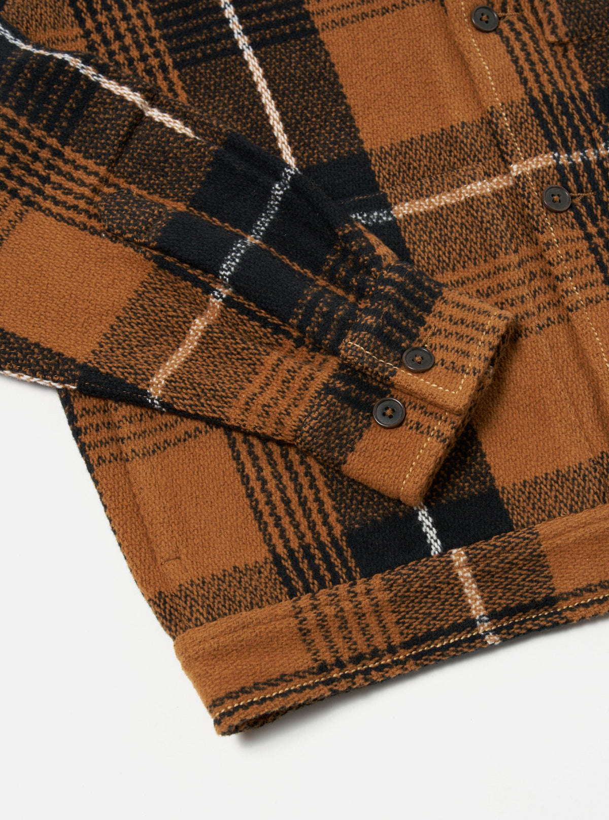 Universal Works Uniform Jacket - Earth Brown Check