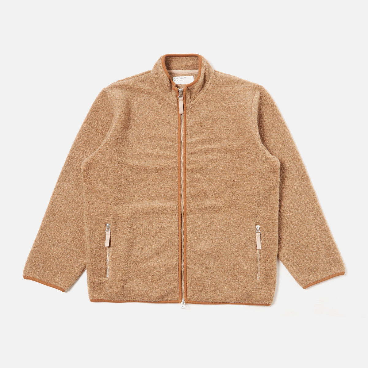 Universal Works Climbing Jacket - Sand Fleece