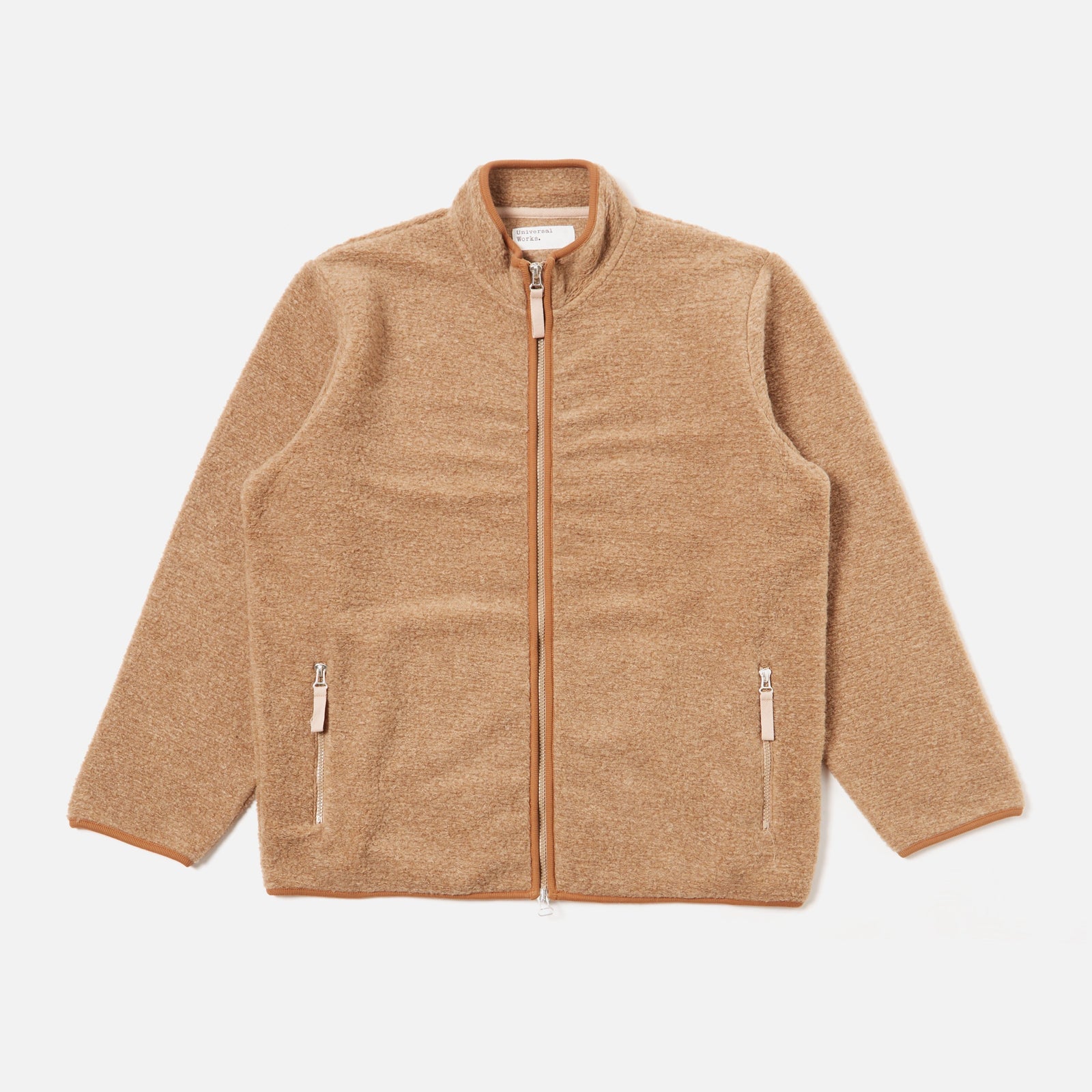 Universal Works Climbing Jacket - Sand Fleece