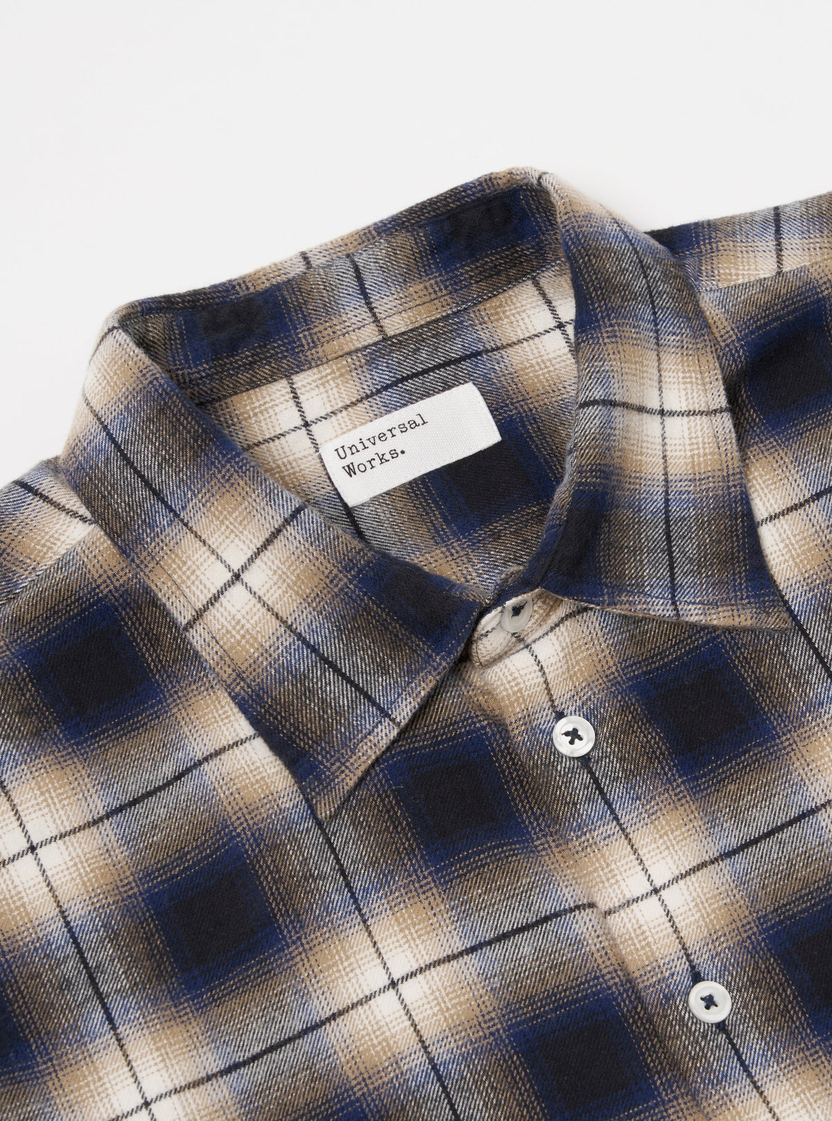 Universal Works Square Pocket Shirt - Navy