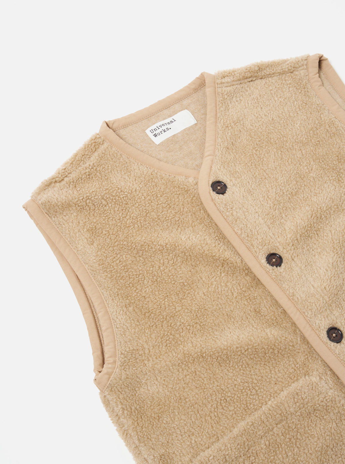 Universal Works Lancaster Gilet - Stone