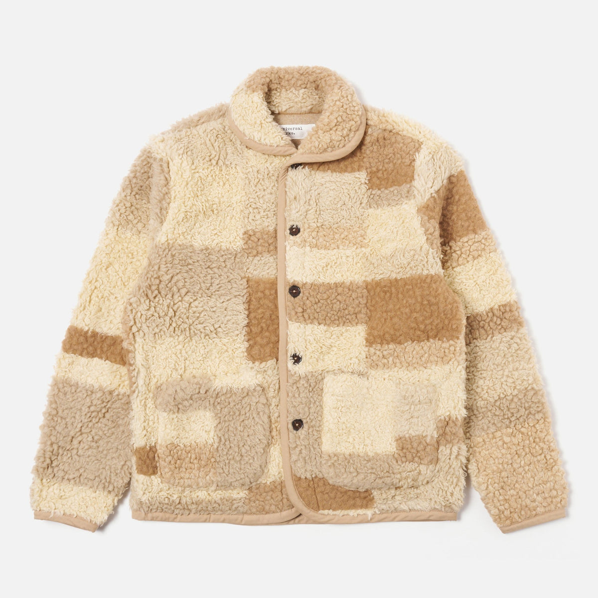 Universal Works Lancaster Patchwork Jacket - Sand