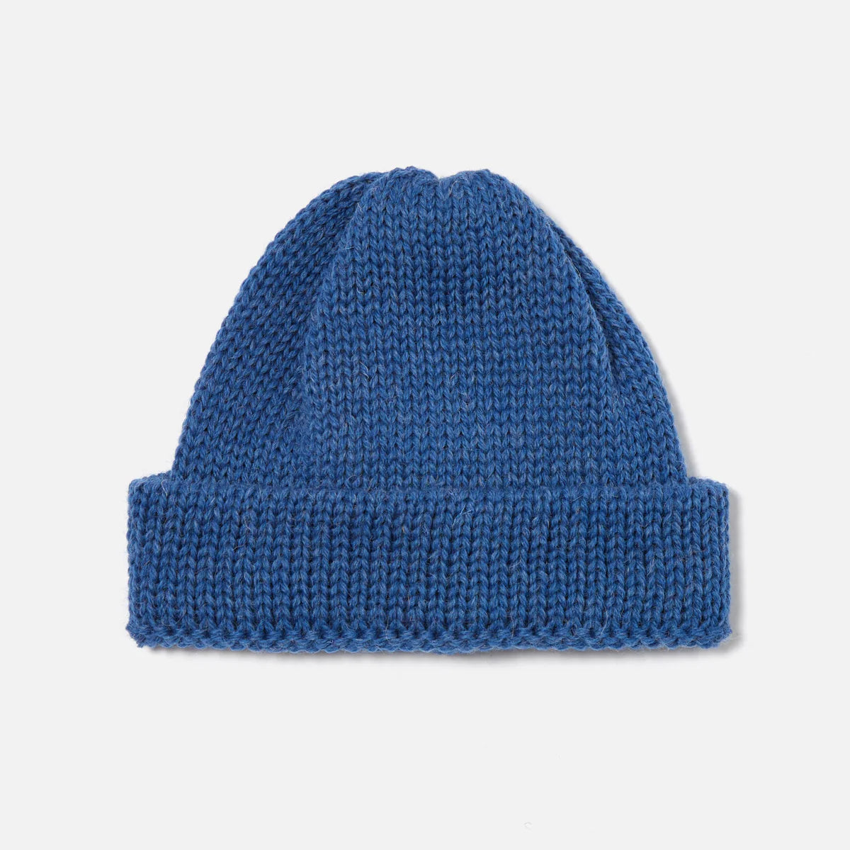 Universal Works Short Watch Cap - Work Blue