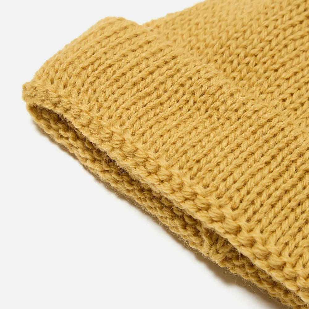 Universal Works Short Watch Cap - Yellow