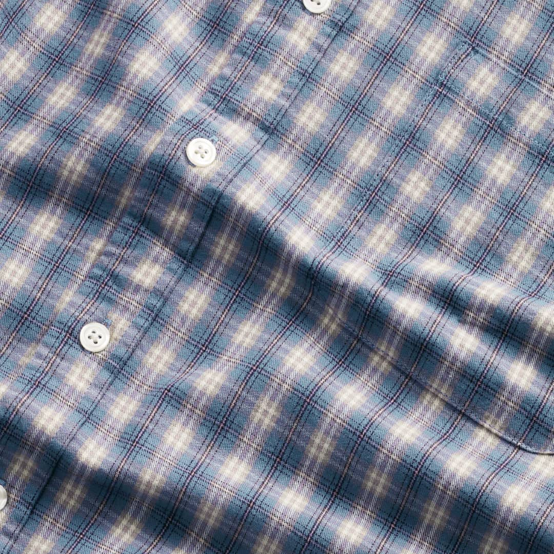 NN07 Deon Shirt - Blue Check