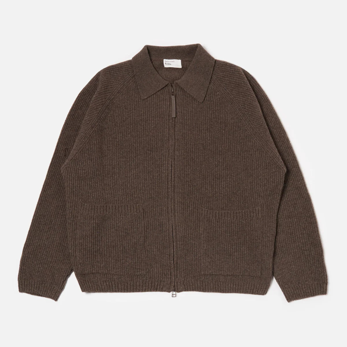 Universal Works Zip Cardigan - Brown