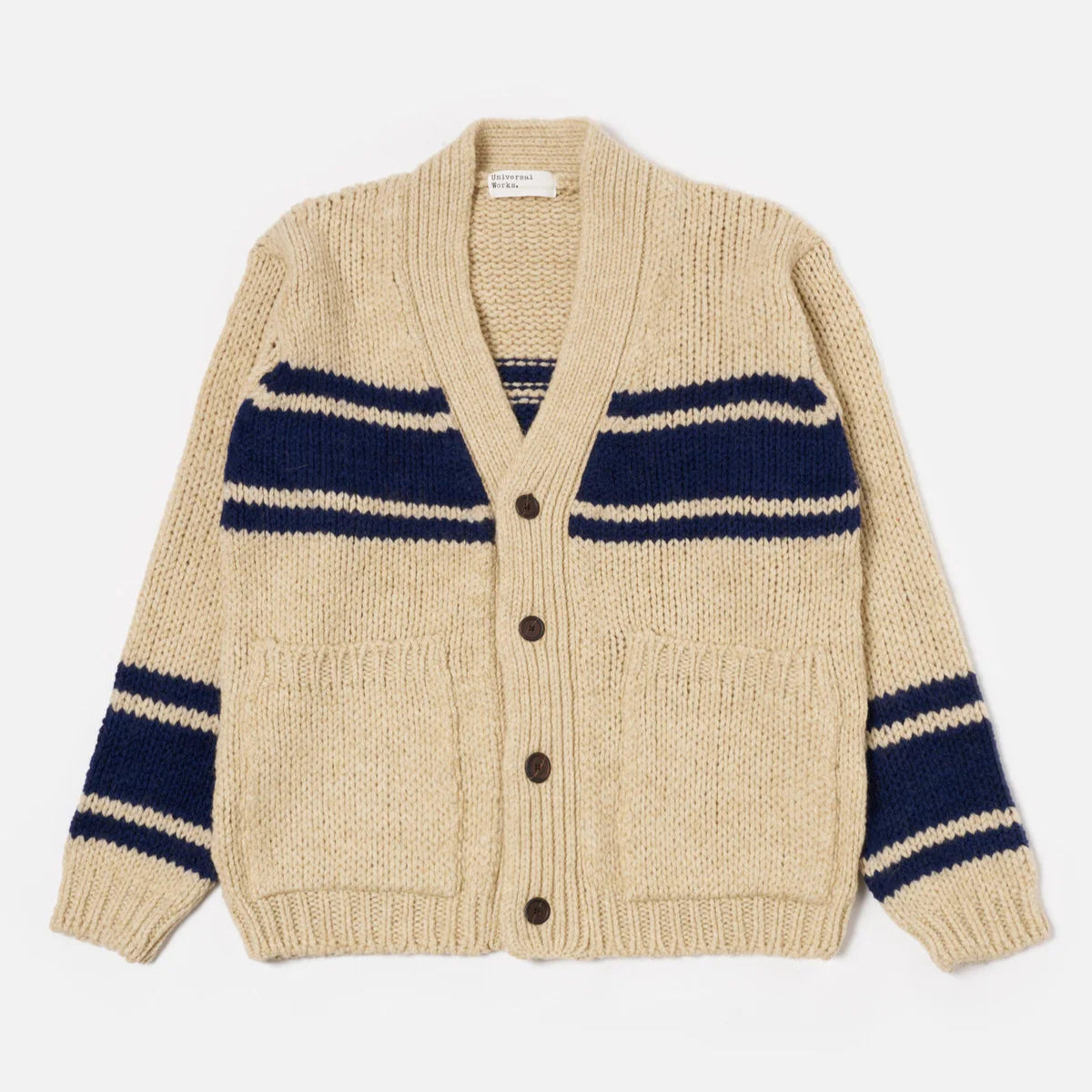 Universal Works Langdale Cardigan - Sand