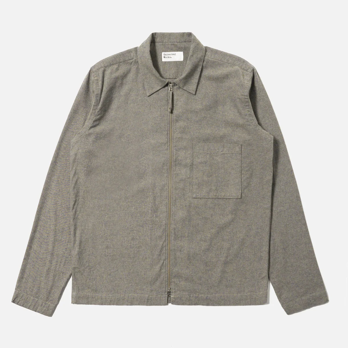 Universal Works Zip Shirt - Brown