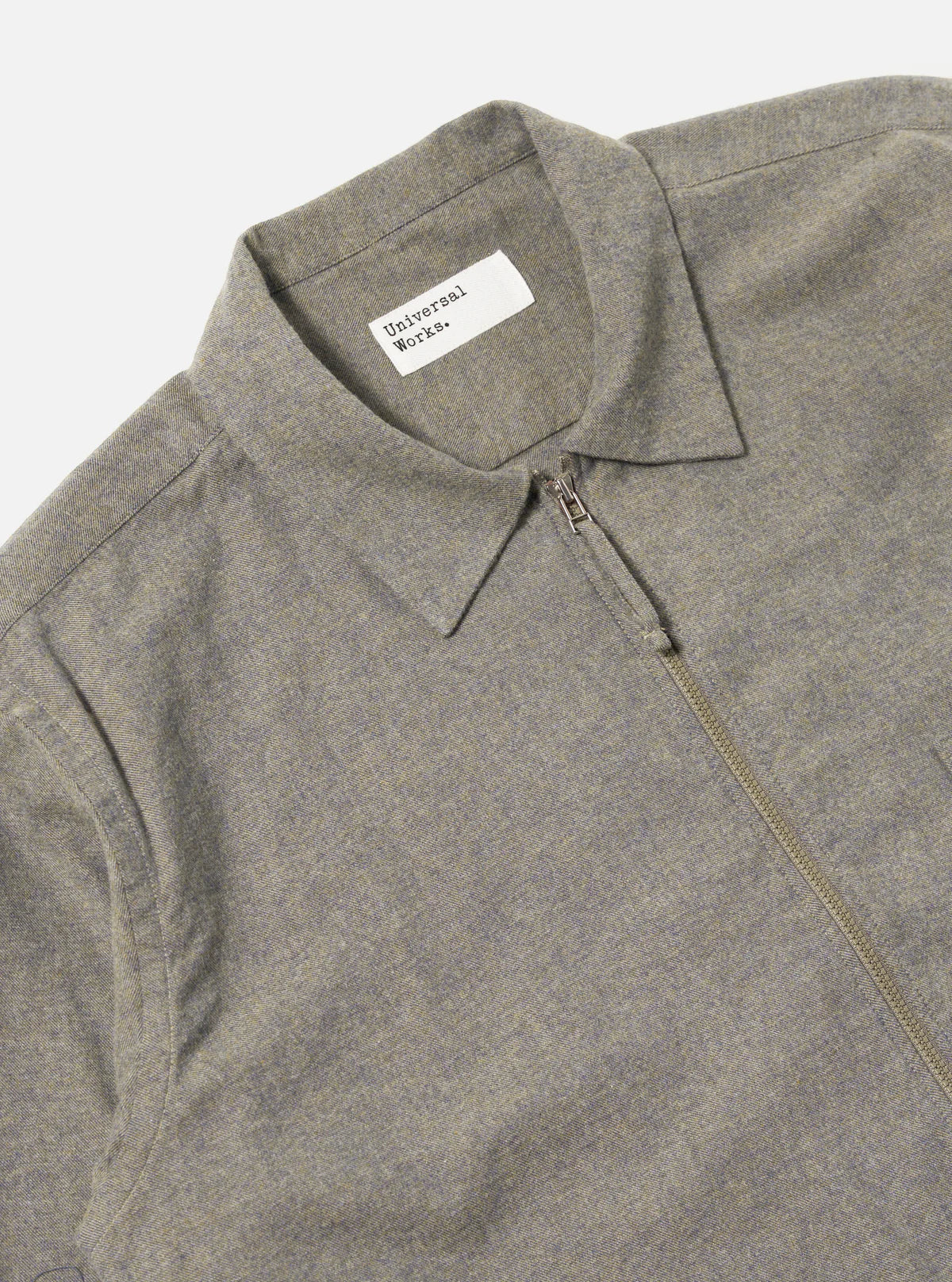 Universal Works Zip Shirt - Brown