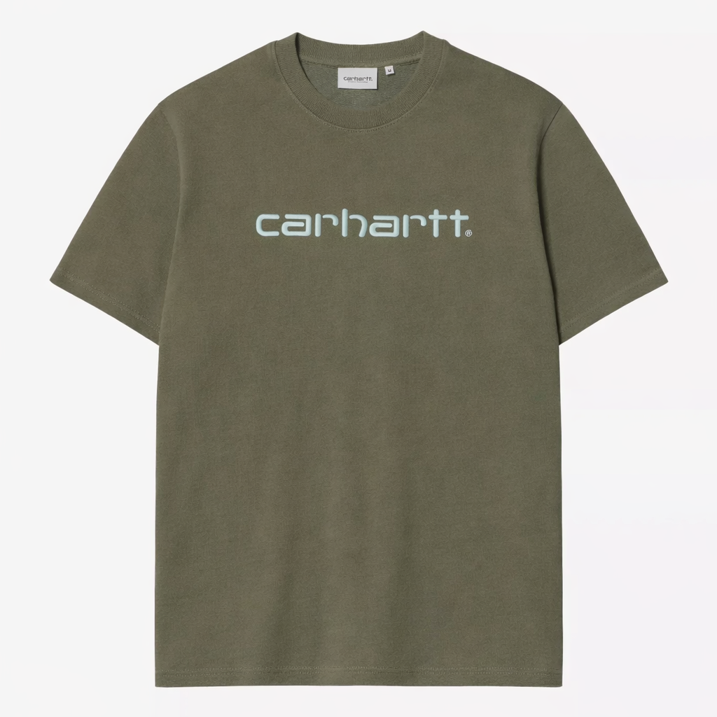 Carhartt WIP Script T-Shirt - Leaf / Tourmaline
