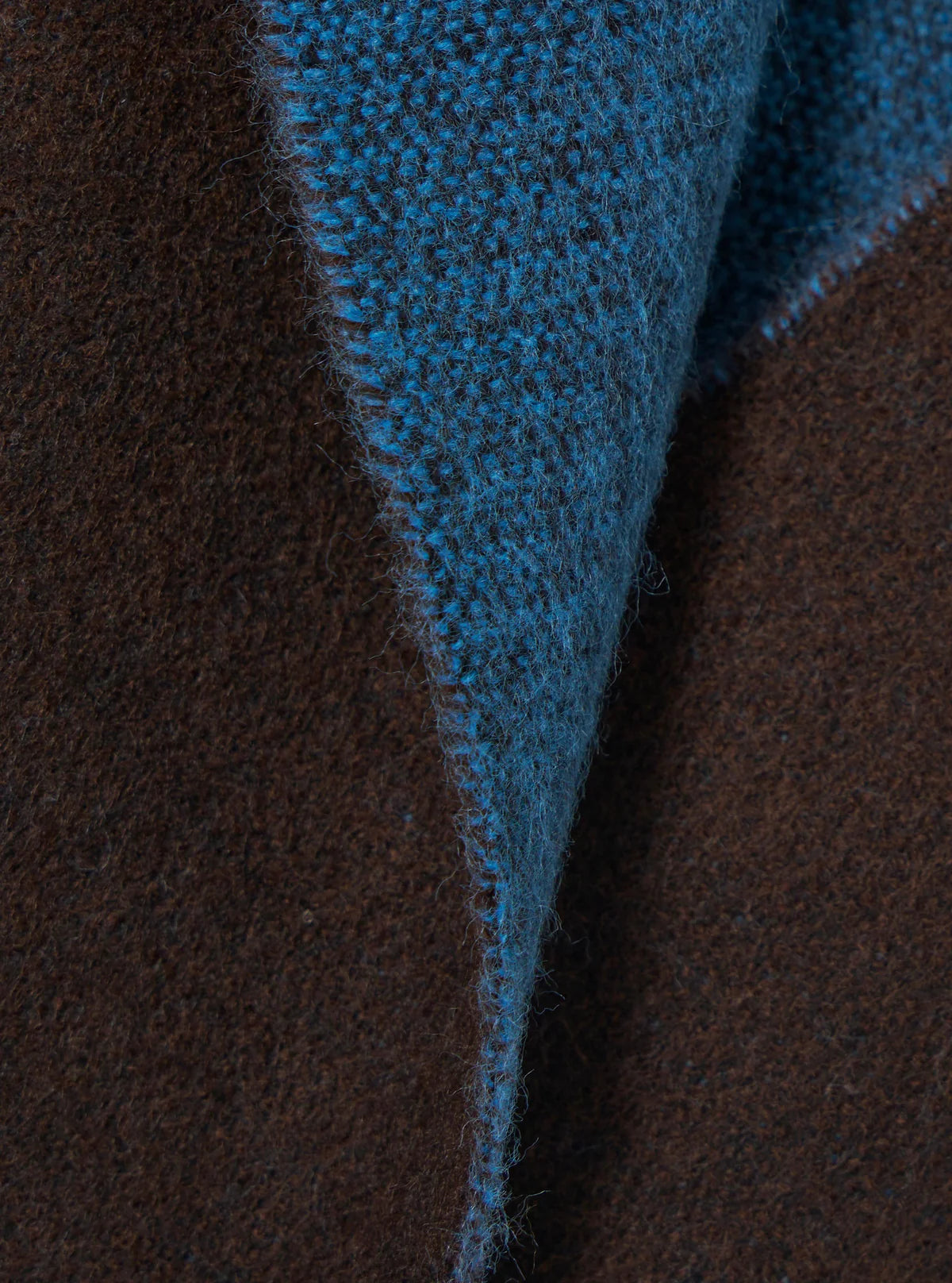 Universal Works Scarf - Light Blue / Brown