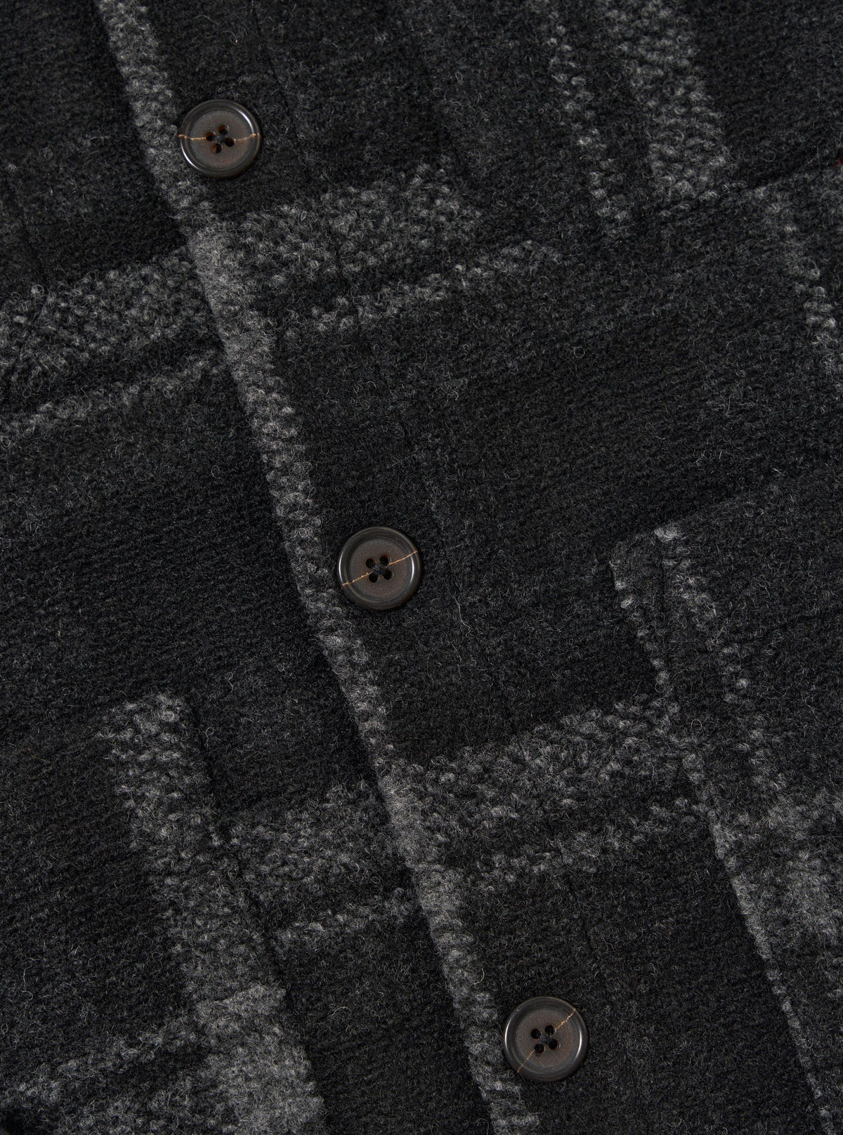 Universal Works Cardigan - Grey Check